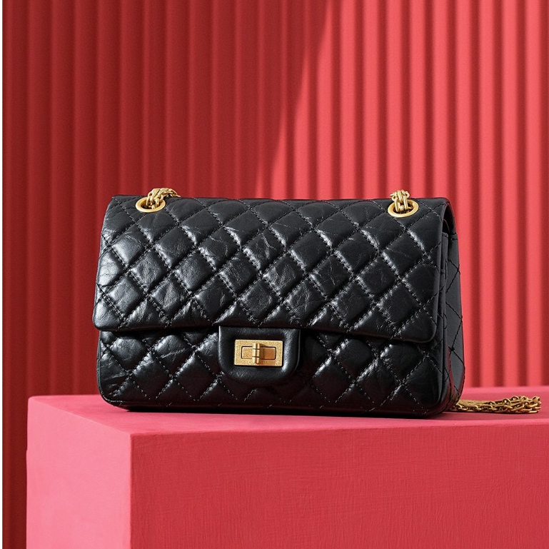 Chanel 2.55 Flap Bag CF Shoulder Bag Calfskin Shopee Thailand