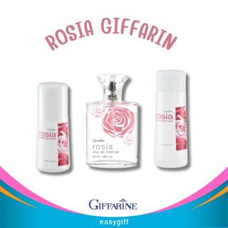 โรเซีย กิฟฟารีน  เซตความหอม  Rosia Giffarin น้ำหอมกลิ่นกุหลาบ น้ำหอมโรเซีย แป้งหอมโรยตัว โรลออน กลิ่นหอมกรุ่นจากกุหลาบ