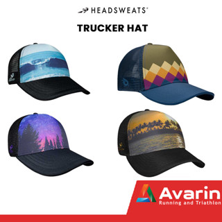 Headsweats Trucker Hat หมวกวิ่ง สัญชาติอเมริกา หมวกวิ่งออกกำลังกายคุณภาพดี ดูดซับเหงื่อ ระบายความชื้นได้ดี