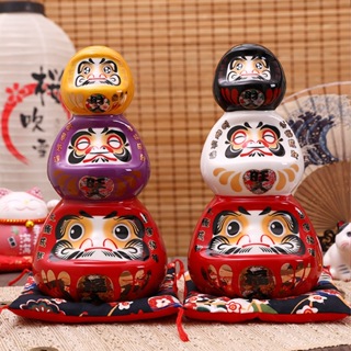 ดารุมะ สูง 28cm Daruma ญี่ปุ่น ตุ๊กตามงคล มั่งคั่งร่ำรวย ขอพรให้สมหวัง สูง 3 ชั้น ขนาด 14*14*28 CM