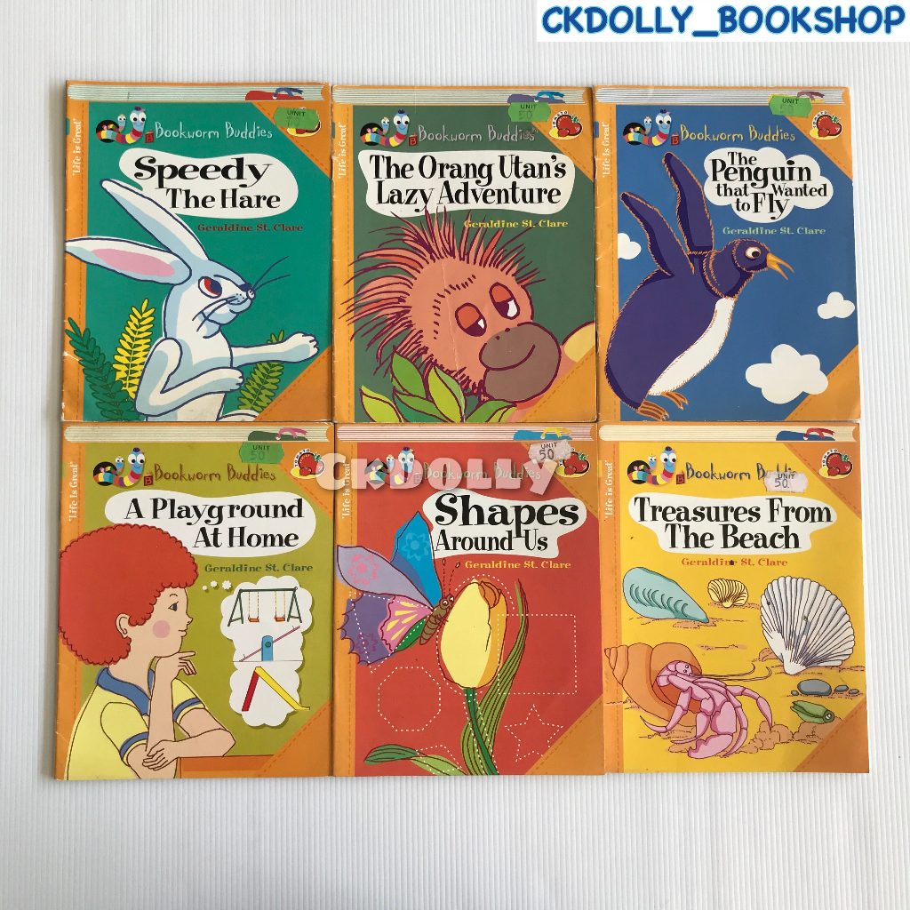 หนังสือเด็กภาษาอังกฤษ: Bookworm Buddies Readers; Life is Great (6เล่ม ...