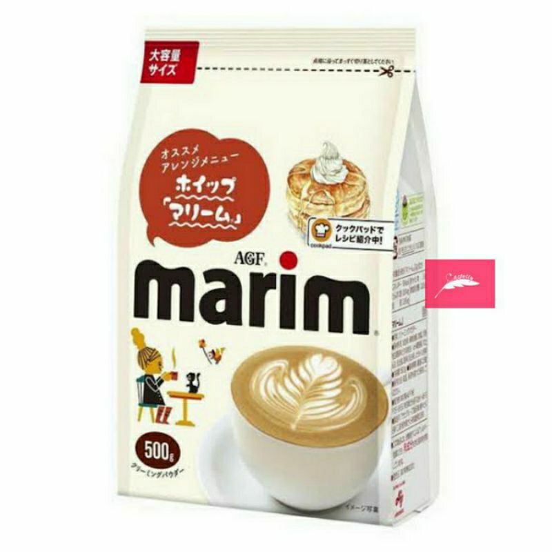 recommended-maxim-marim-ครีมเทียมมาริม-ครีมเทียม-ทำจากนมไขมันต่ำ-เติมในกาแฟหรือทำขนม-ครีมเทียม-จากญี่ปุ่น-200-500g