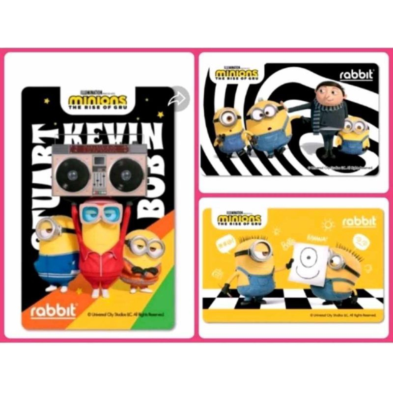 Physical Card] Rabbit Card บัตรแรบบิทคอลเลคชันพิเศษ Minios สำหรับบุคคล ...