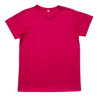 เสื้อยืดคอกลมเด็กแขนสั้น เด็กชาย-หญิง ผ้าคอตตอนสีพื้น ผ้าไม่ขึ้นขน T Shirt for Kids