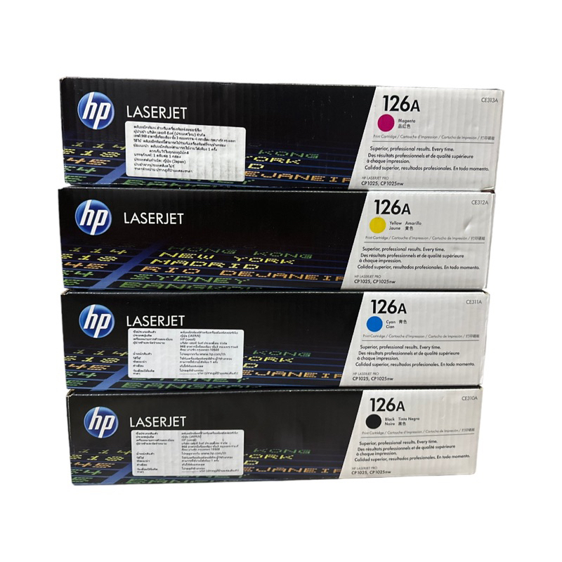 Hp Toner 126 Bk C M Y (CE310 CE311 CE312 CE 313) ของแท้ 100 % | Shopee ...