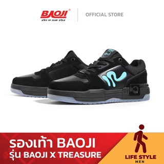 Baoji บาโอจิ รองเท้าผ้าใบ รุ่น Collaboration BAOJIxTREASURE สีดำ