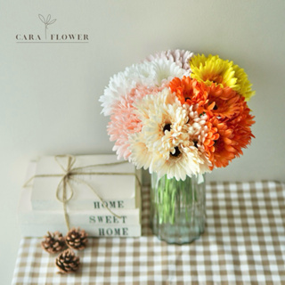 Gerbera | ดอกเยอบีร่าปลอม ดอกไม้ปลอม ดอกไม้ประดิษฐ์ พร๊อพถ่ายรูป ตกแต่งบ้าน (G06) [พร้อมส่ง]