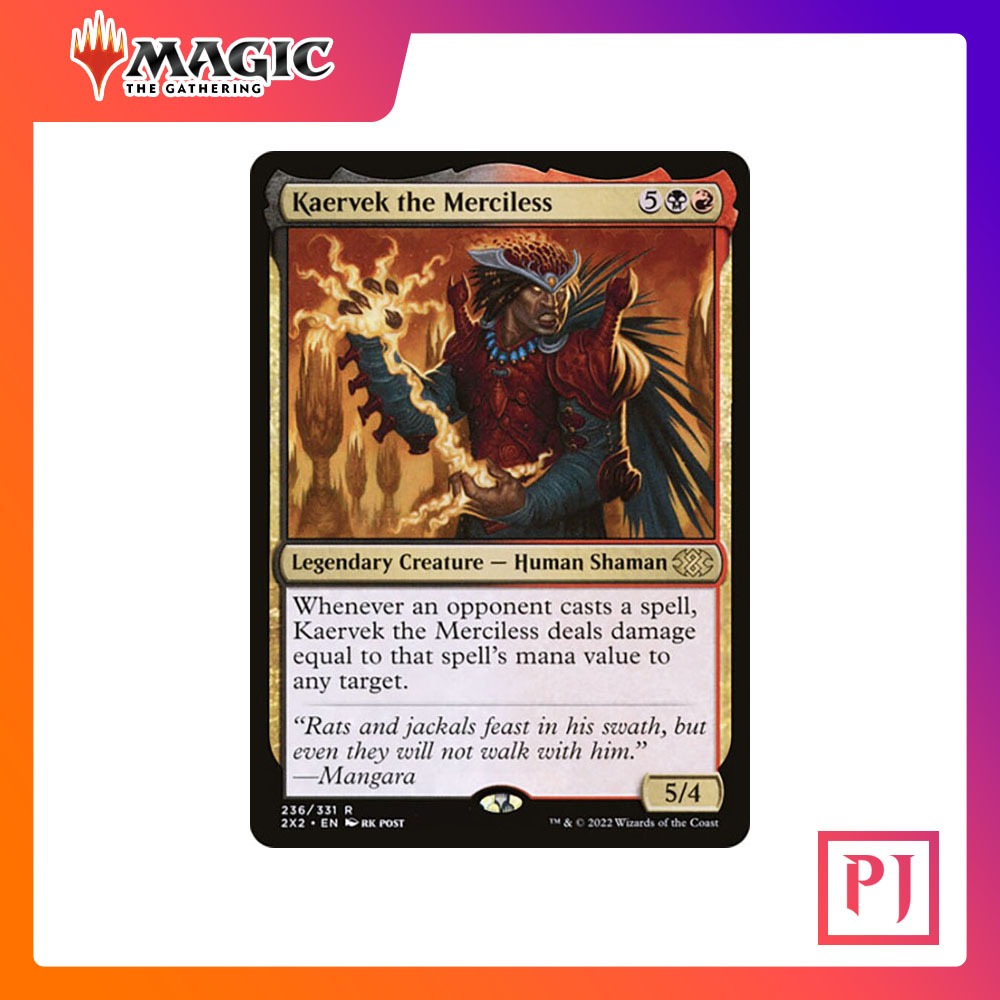[MTG] Kaervek the Merciless [2X2] [MULTI] [RARE] [NORMAL] [ENG] (การ์ด