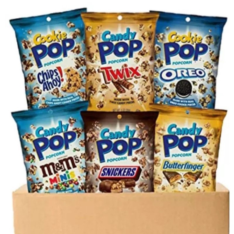 Cookie POP Popcorn Snickers Snack Pop (5.25oz) คุ๊กกี้ ป็อป ป็อปคอร์น ...