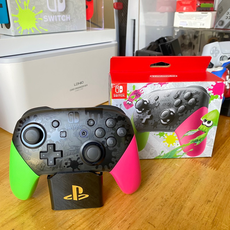 จอย-pro-สำหรับ-nintendo-switch-มือสอง-สภาพใหม่-พร้อมสายชาร์จจอย-ครบชุด