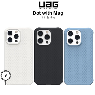 Uag Dot with Mag เคสกันกระแทกผ่านมาตราฐานMILSTD810G-516.6เกรดพรีเมี่ยม เคสสำหรับ iPhone14Plus/14Pro/14Promax(ของแท้100%)