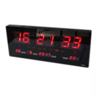 นาฬิกาดิจิตอลLED Number Clock แขวนผนัง รุ่น3615ขนาด 36X15X5CM (ตัวเลขสีแดง)