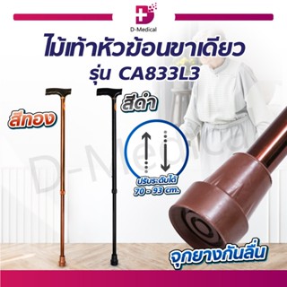 ไม้เท้าก้านร่มหัวตรง (รุ่น CA833L3) ทนทาน ไม่เป็นสนิม มีจุกยางกันลื่น