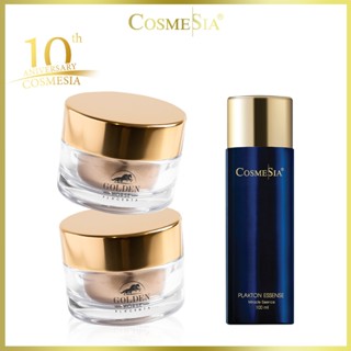 โปรจุใจ Cosmesia Golden Horse Placenta Cream 30g แพ๊คคู่ 2กระปุก *แถมฟรีน้ำตบแพลงตอน100ml 1ขวด