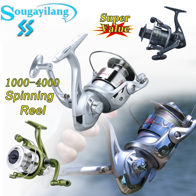 Fishing Reel GW1000-7000 8Kg Max Drag All Metal Spool Body Handle