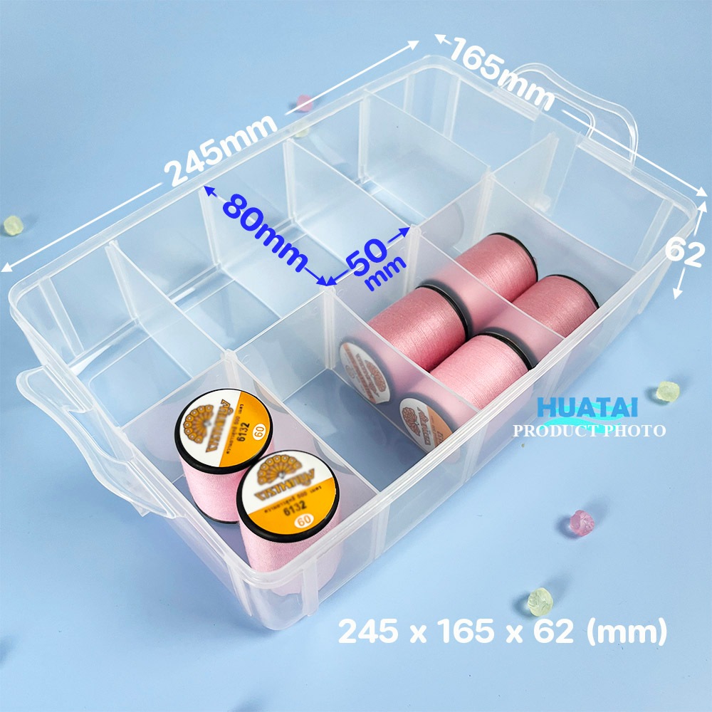 กล่องเก็บอุปกรณ์เย็บผ้า-กล่องอเนกประสงค์-กล่องเก็บของ-ขยายช่องได้-ต่อชั้นได้-วัสดุแข็งแรง-storage-box-30ช่อง