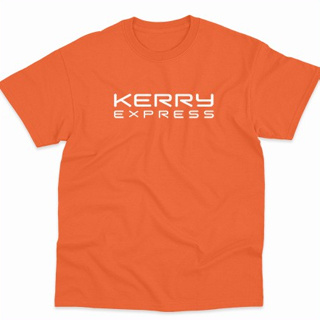 สินค้า เสื้อพนักงาน แฟชั่น kerry เสื้อลำลอง เสื้อยืดคอกลมสีส้ม