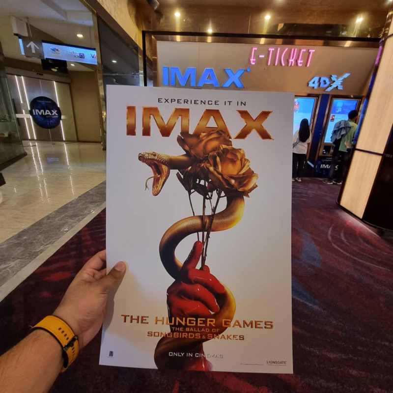 (ทักลด50%) โปสเตอร์ imax The hunger Games แท้ จาก major cineplex ...