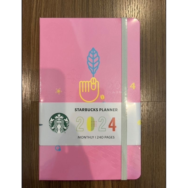 Starbucks Planner 2024สีชมพู Shopee Thailand