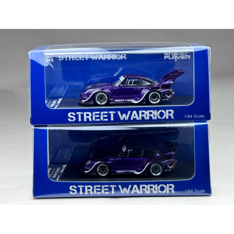 Porsche RWB Purple Scale 1:64 ยี่ห้อ Street Weapon | Shopee Thailand