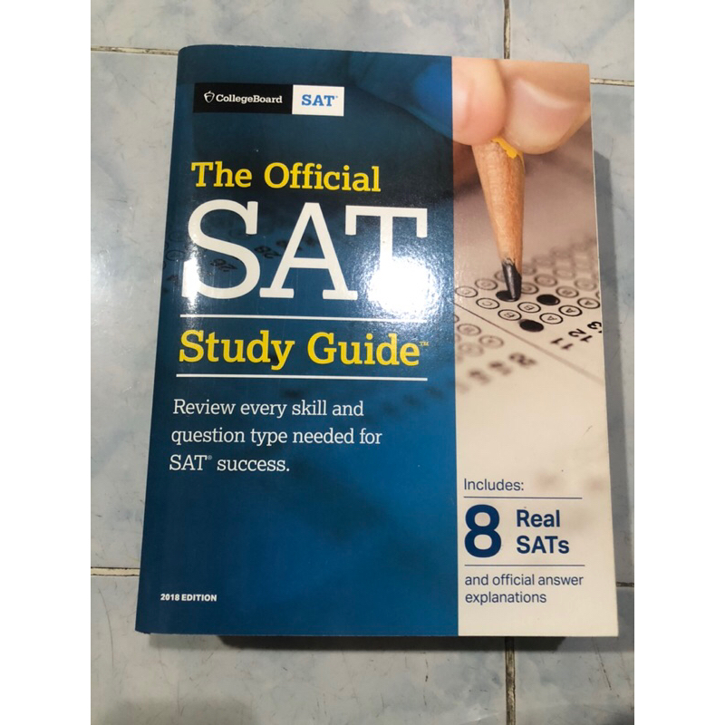 หนังสือ SAT study guide ภาษาอังกฤษ สภาพดี ใหม่ ไม่มีเขียน หนังสือเตรียม ...