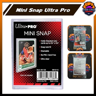 Ultra Pro Mini Snap  กรอบพลาสติคแบบฝาครอบ กรอบใส กรอบใส่การ์ด สำหรับใส่การ์ด FR
