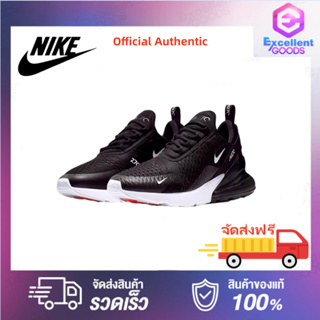 【กล่องครบชุดจัดส่งฟรี】รองเท้าNike air max 270 Sneakers รองเท้าวิ่งสีดำ รองเท้าผ้าใบ Unisex