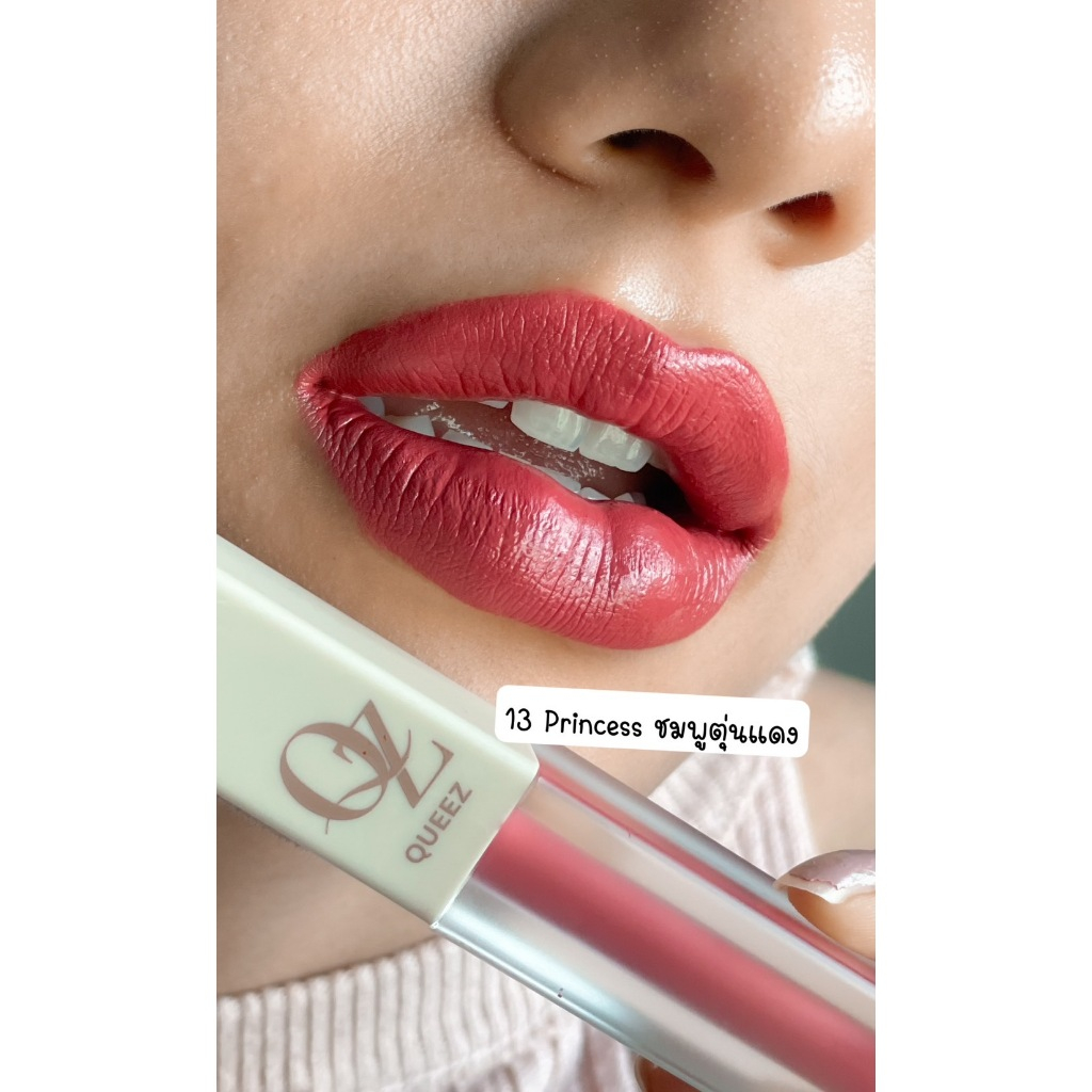 (แจกโค๊ดที่ shopee video และ live) Queez Liquid Matte Lip Color 2g ...