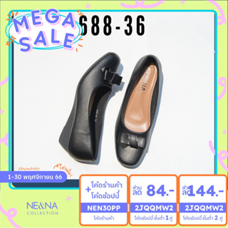 ภาพขนาดย่อของสินค้ารองเท้าเเฟชั่นผู้หญิงเเบบคัชชูส้นเตี้ย No. 688-36 NE&NA Collection Shoes