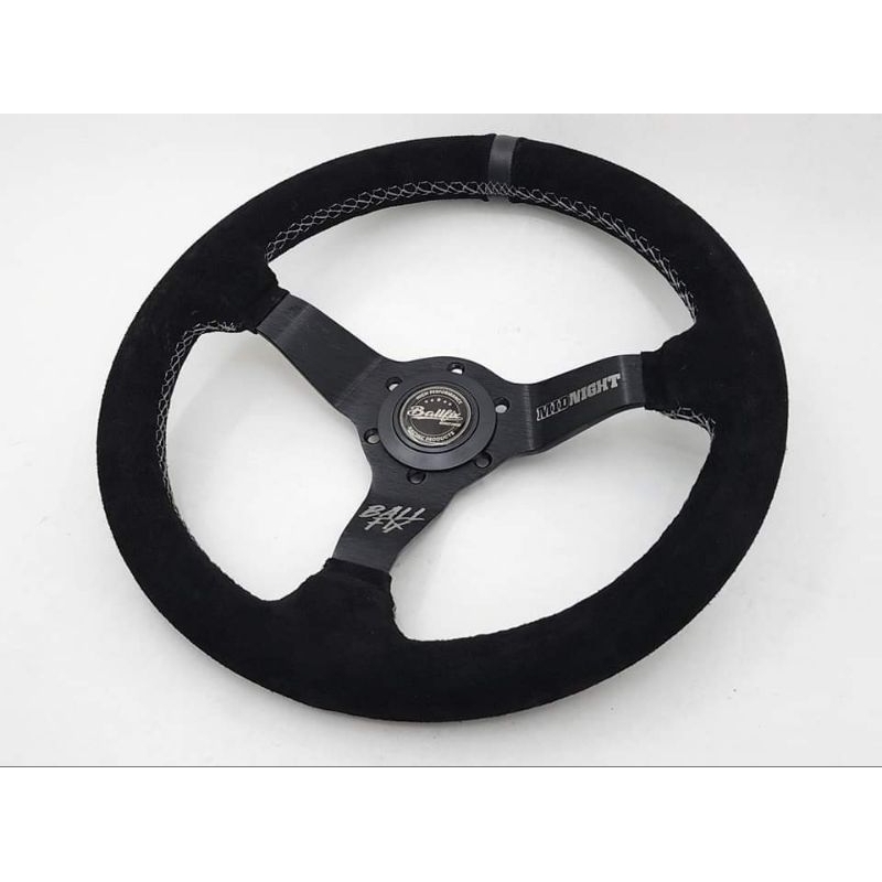 พวงBALLFIX MIDNIGHT 33 พวงมาลัย พวงแต่ง พวงซิ่ง รถยนต์ ก้านยกระดับกลาง steering wheel บอลฟิก