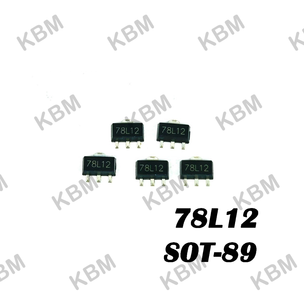 Integrated Circuit (IC) 78L12 SOT-89 SMD 12V ไตรโอดคริสตัล | Shopee ...