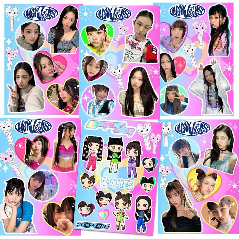New jean sticker สติ๊กเกอร์แฟนคลับ นิวจีน (อ่านรายละเอียดก่อนสั่ง ...