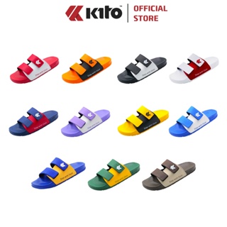 ราคาและรีวิวKito กีโต้ Move TwoTone รองเท้าแตะ รุ่น AH81 Size 36-43