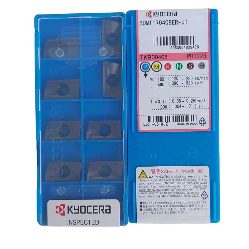 มีดกลึง มิลลิ่งอินเสิร์ท MILLING INSERT-A17 BDMT170408 KYOCERA | Shopee ...