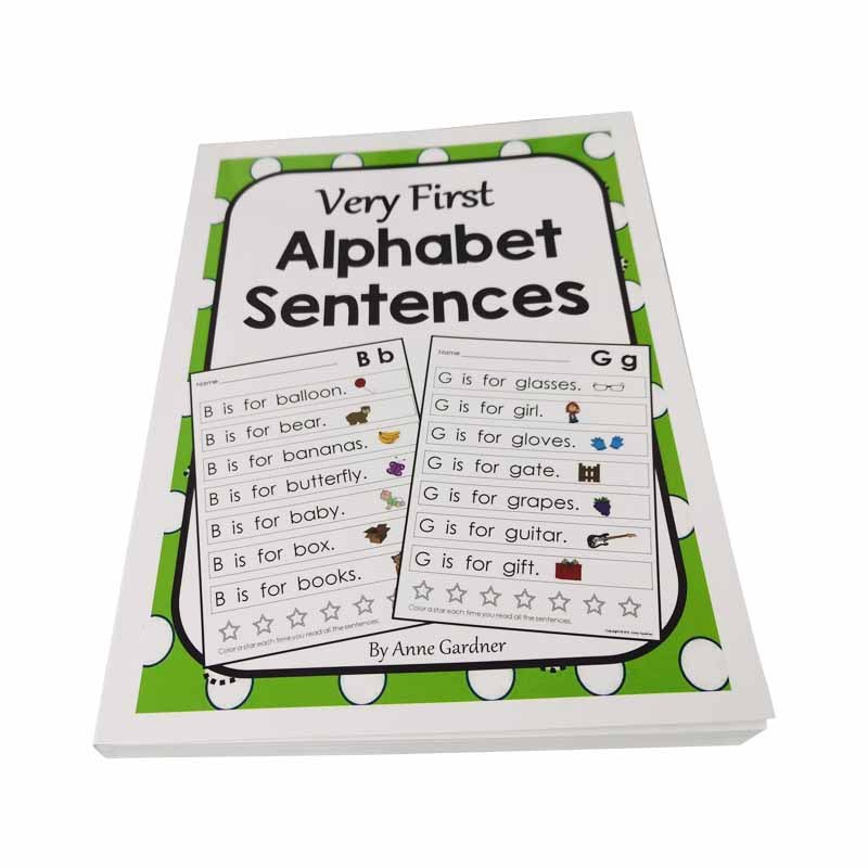 สมุดแบบฝึกหัดภาษาอังกฤษ Very Alphabet Sentences | Shopee Thailand