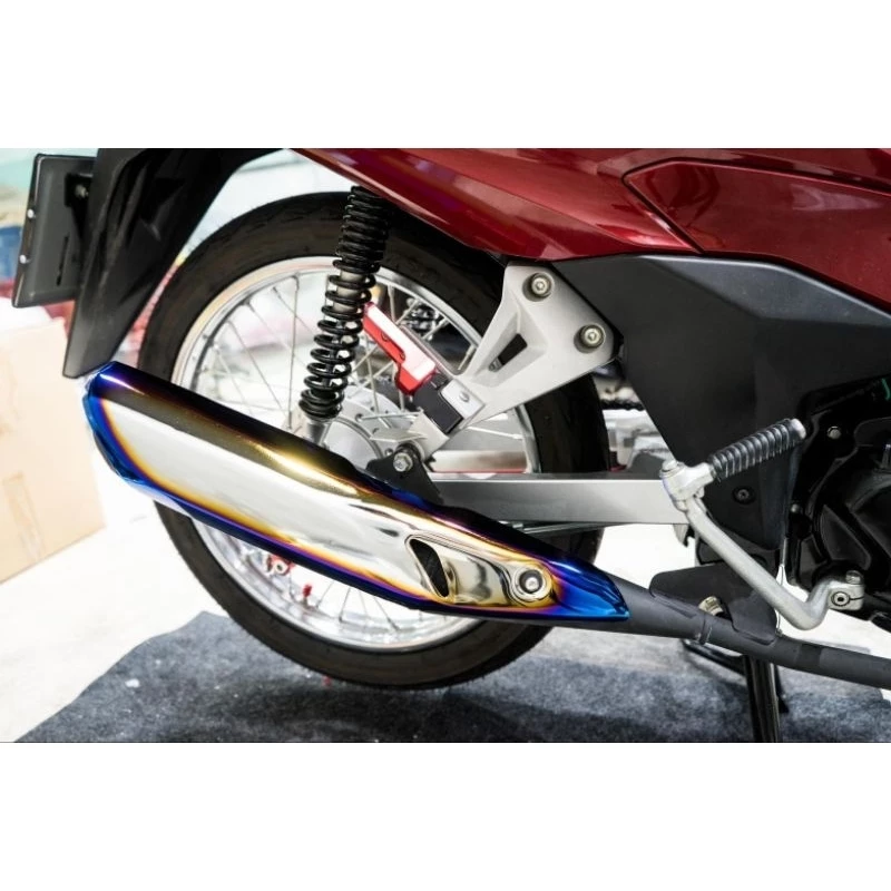 แผงกันร้อนท่อ WAVE-125I ปี2023 สีทองไทเท, สีเงินไทเท, สีน้ำเงินลาย รูปที่ 3
