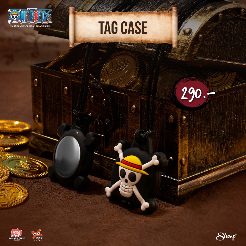 [One Piece Limited Collectio] Tag case เคสมีห่วงห้อย สำหรับหุ้ม Tag ติด ...
