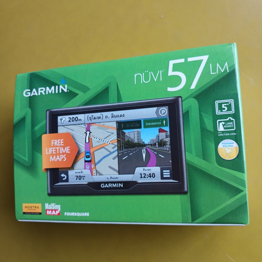 GARMIN nuvi 57LM GPS แผนที่นำทาง ไม่ใช้สัญญาณโทรศัพท์มือถือ สภาพเหมือน