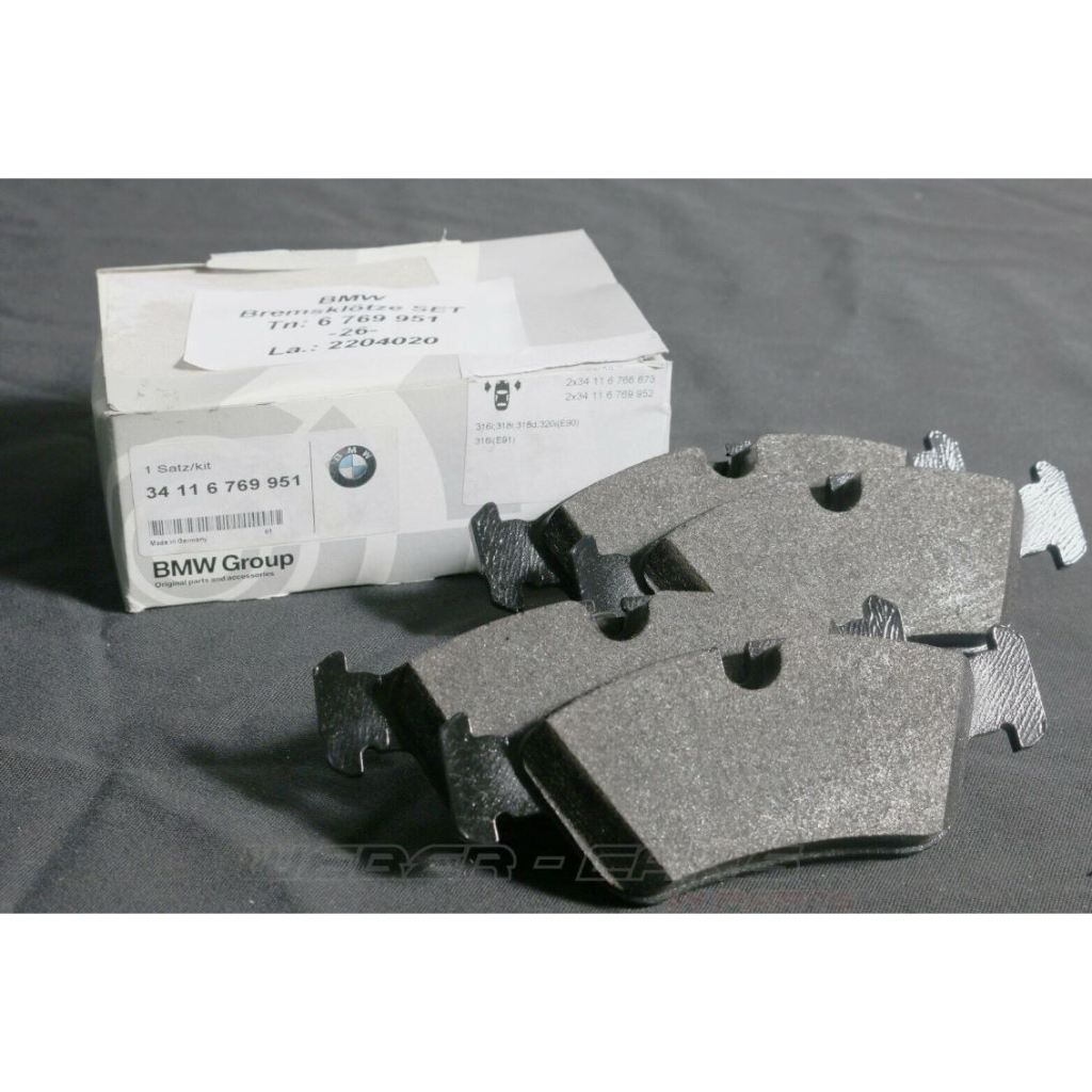 BMW ผ้าเบรค Brake pad ผ้าเบรคหน้า ผ้าเบรคหลัง ยี่ห้อแท้ รุ่น Serie3(E90 ...