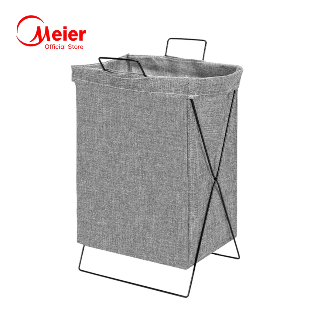 ตะกร้าใส่ผ้า ตะกร้าพับได้ Cloth Basket มีขาตั้ง ตั้งวางได้ พับเก็บได้