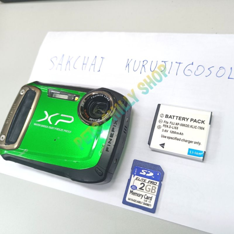 กล้องดิจิตอลเก่า Fujiflim finepix xp100 ถ่ายได้เต็มระบบ ตำหนิริ้วรอย ...