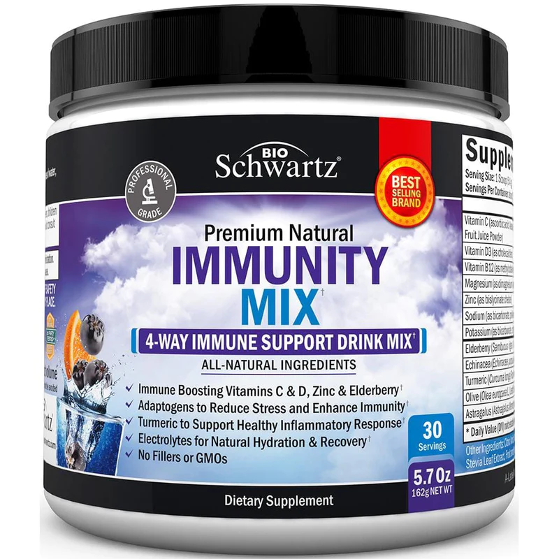 BioSchwartz Immunity Mix Powder , 5.7 Oz 162 g NET WT(Sku.2401