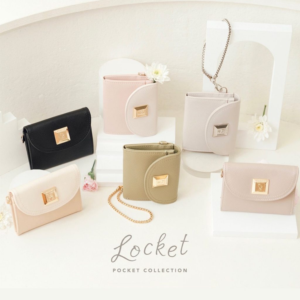 Sale⭐️SpaceMe กระเป๋าสตางค์ใบเล็ก รุ่น Locket Pocket | Shopee Thailand