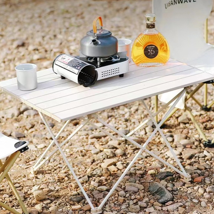 โต๊ะพับได้ [พร้อมส่ง] โต๊ะพับแคมป์ปิ้ง Folding table แบบพกพา อลูมิเนียม ...
