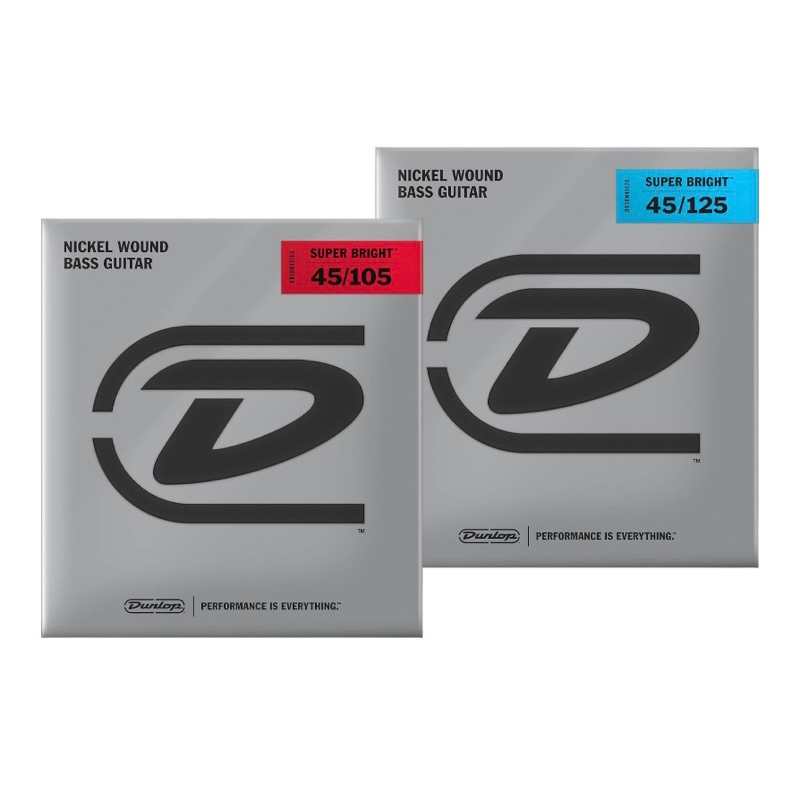 Dunlop® DBSBN-45-125 Cuerdas Bajo Eléctrico 5 Cuerdas S BRIGHT Níquel