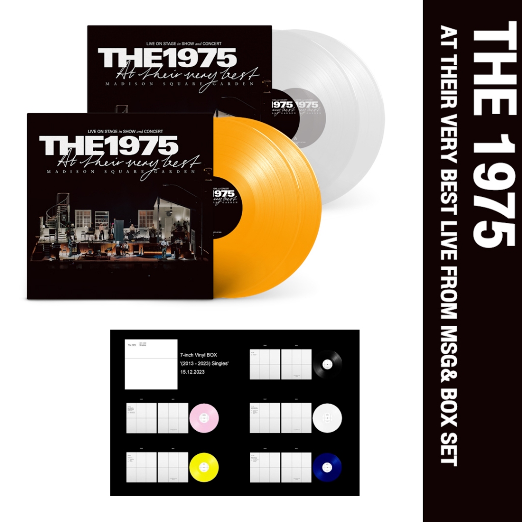 ✈️ Pre-Order แผ่นเสียง : THE 1975 AT THEIR VERY BEST LIVE FROM MSG &  Singles (2013 - 2023) Special Vinyl Box Set