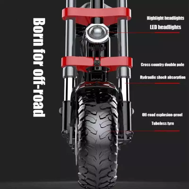 MONSPRIN Q20 สกู๊ตเตอร์ไฟฟ้าออฟโรด ระยะ 40-150km ความเร็ว 55KM/H รับ 200 kg scooterไฟฟ้า สกูดเตอร์ สกู๊ตเตอร์ใหญ่ SEALUP