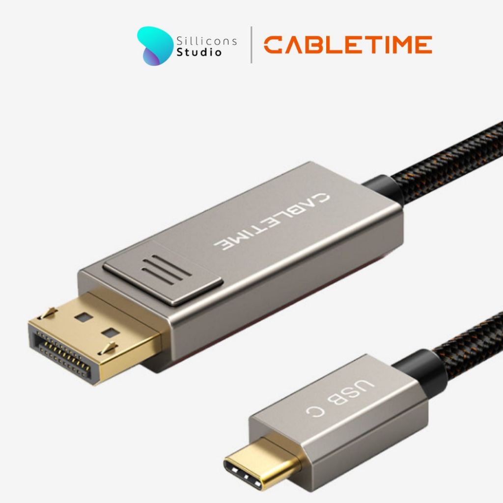Cabletime สาย USB C to DP 1.4 8K 60Hz 4K 144Hz | Shopee Thailand
