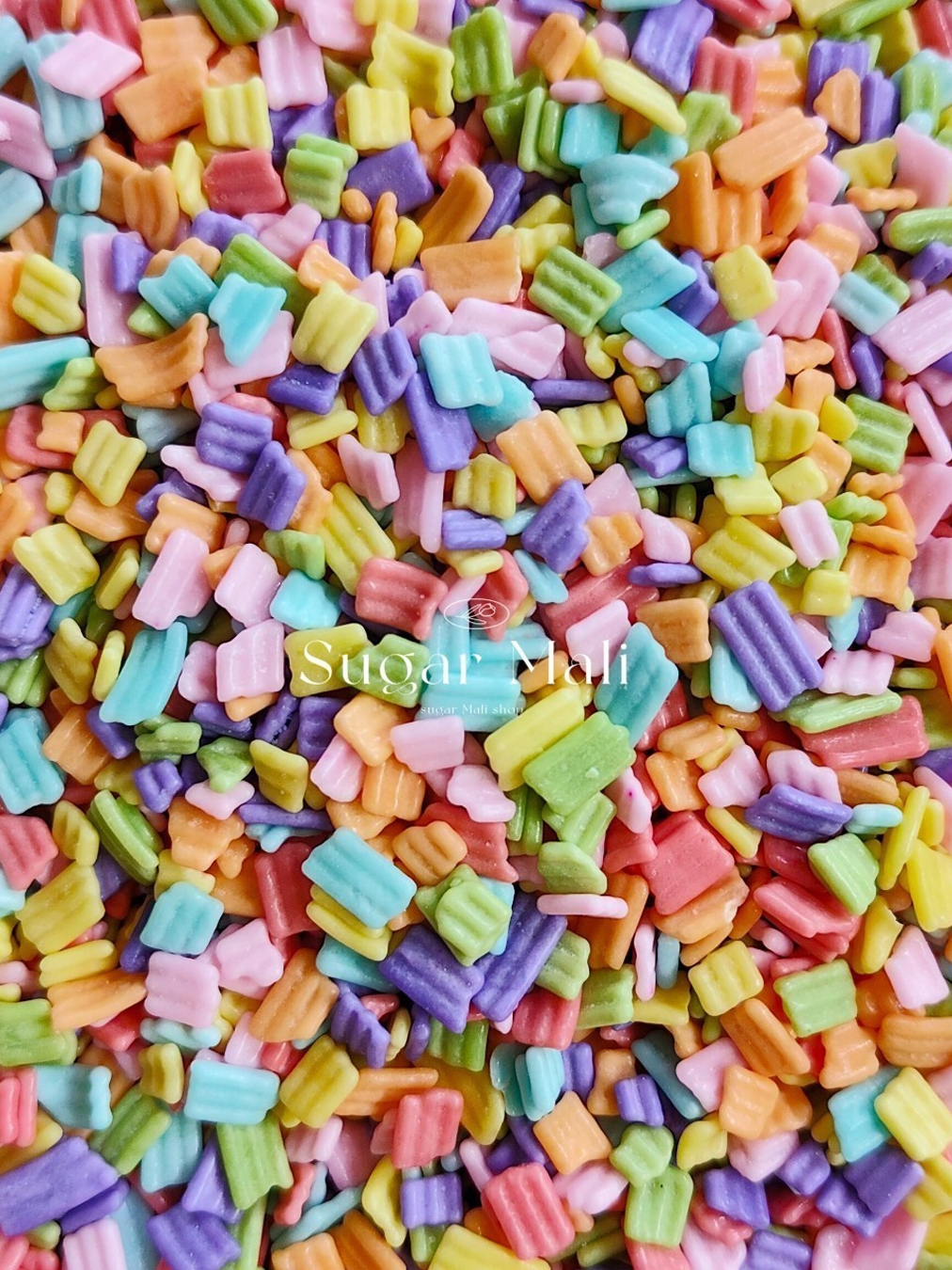 🎂Flake Topping น้ำตาลโรยขนม ตกแต่งขนม ตกแต่งเค้ก 25กรัม/50กรัม/100 กรัม ...