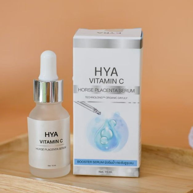 เซรั่มไฮยาไคร่า HYA Vitamin C Horse Placenta Serum เซรั่มไฮยารกม้า 15 ml. Shopee Thailand